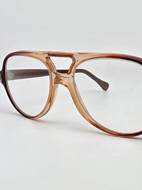 American Optical AO Flexi-Fit Burgundy Fade Aviator Eyeglasses Frame 56-19-134